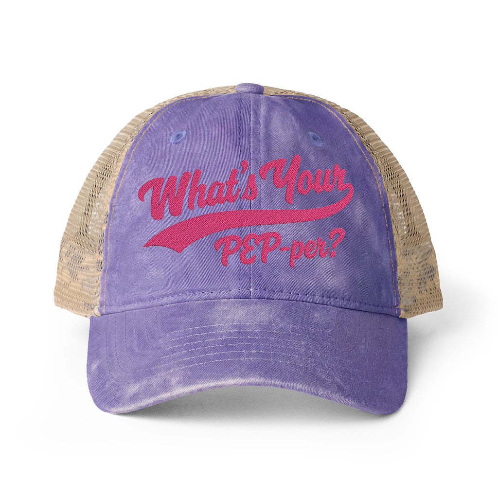 Women's Washed Mesh-Back Cap