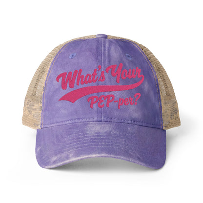 Women's Washed Mesh-Back Cap