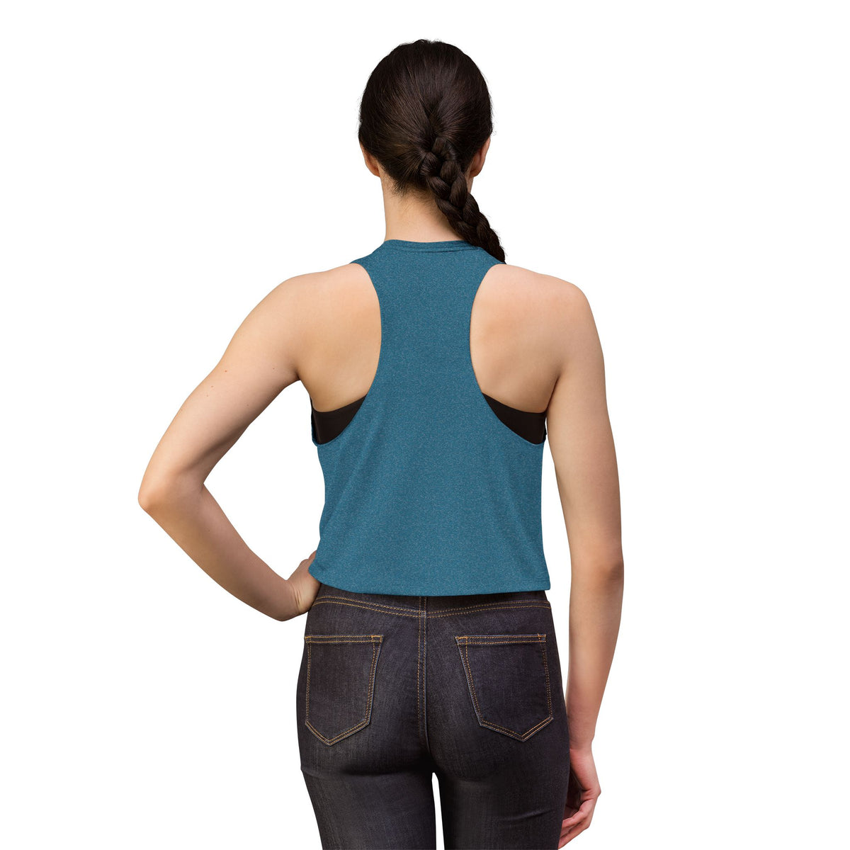 Crop Top — "Reminder: Fill Your Peps!" Cute Positive Message Tank for Women