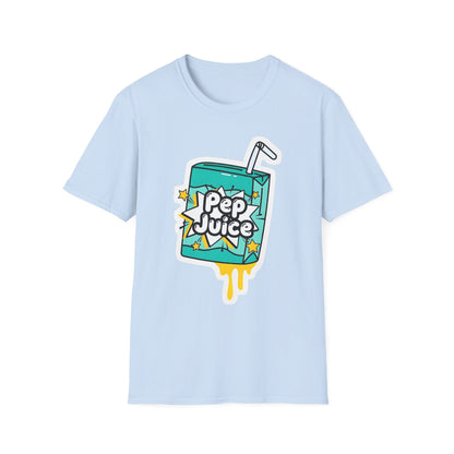 Pep Juice Retro Tee — Cute Cartoon Juice Box Graphic T-Shirt