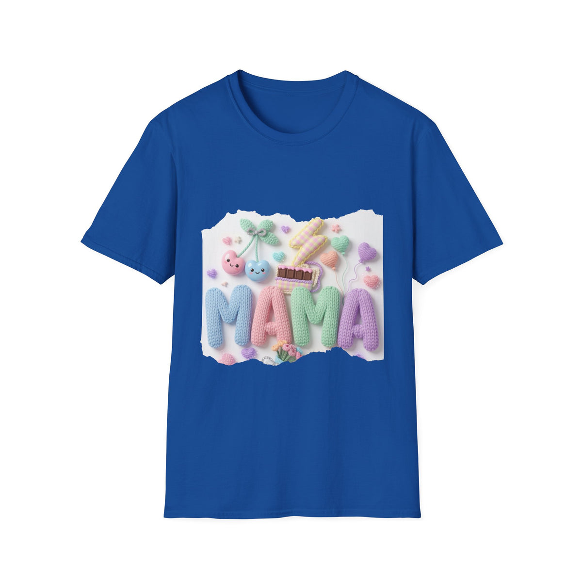 Mama Candy Puff T‑Shirt — Cute Pastel Candy Mom Graphic Tee