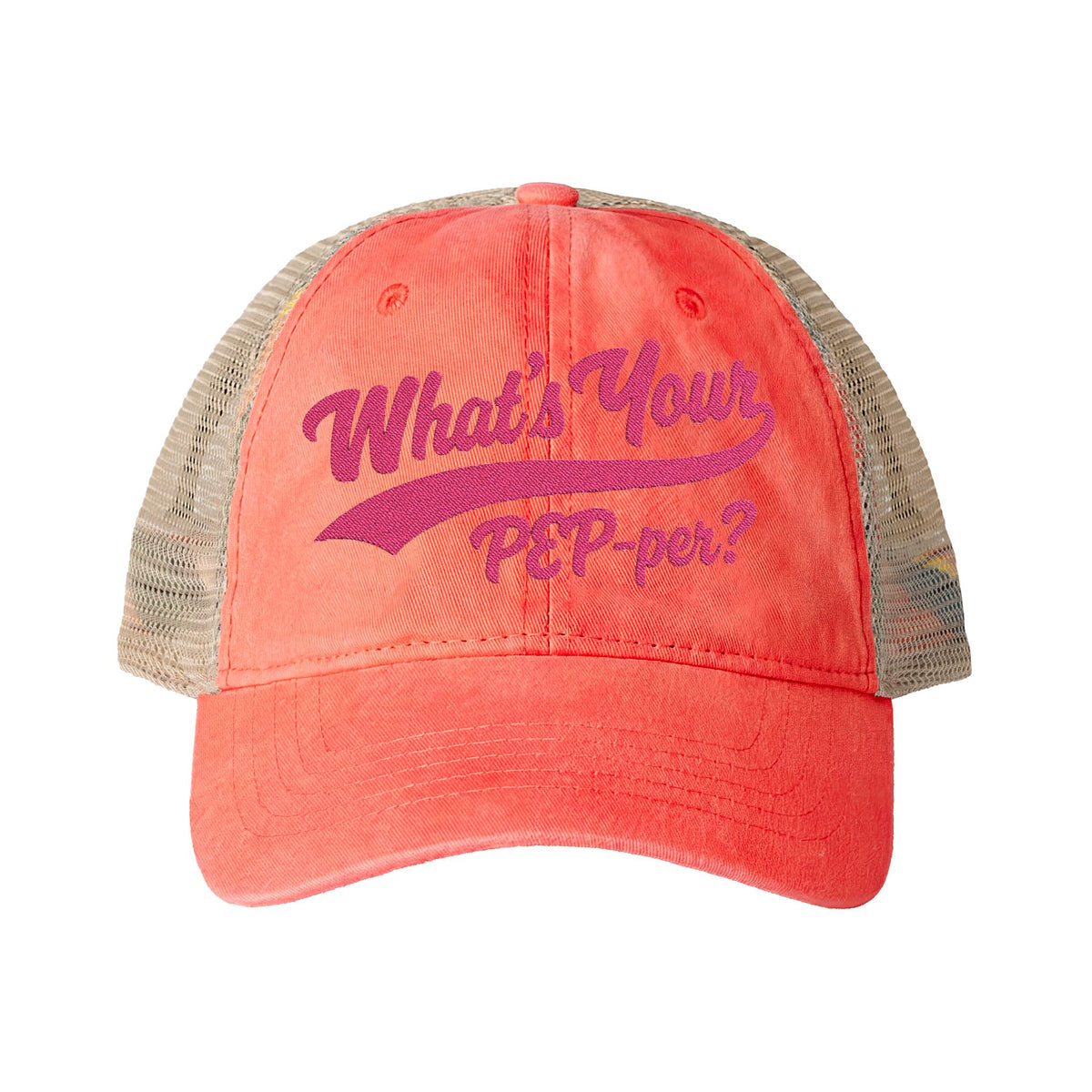 Women's Washed Mesh-Back Cap