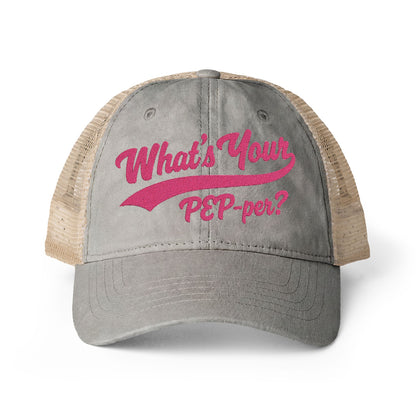 Women's Washed Mesh-Back Cap
