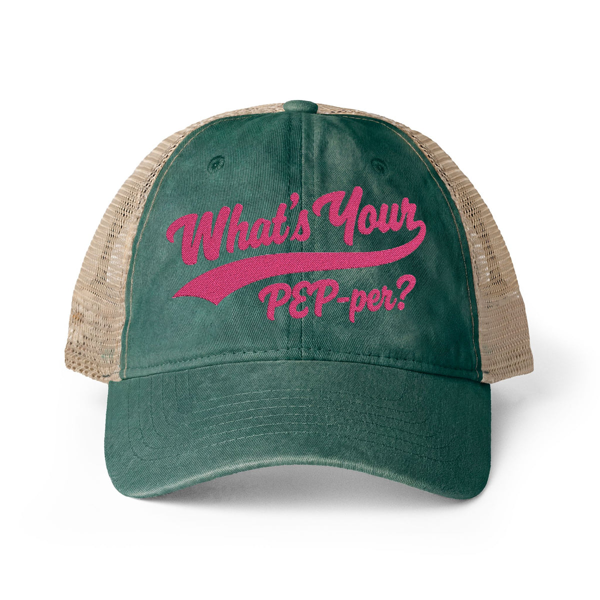Women's Washed Mesh-Back Cap