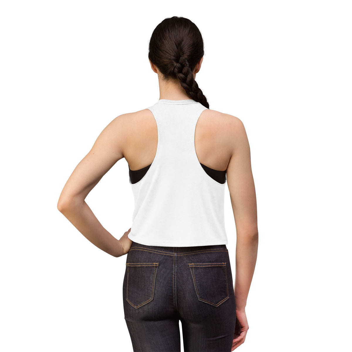 Crop Top — "Reminder: Fill Your Peps!" Cute Positive Message Tank for Women