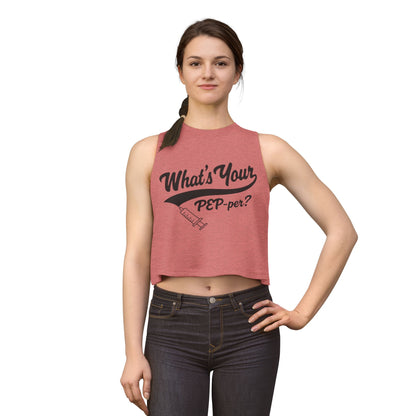 "What's Your PEP-per?" Syringe Women's Crop Top