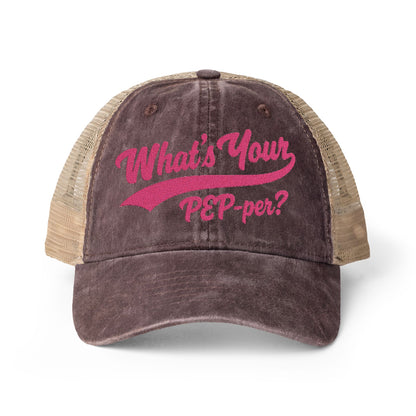 Women's Washed Mesh-Back Cap
