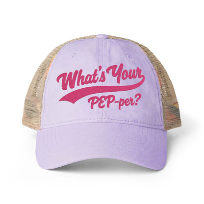 Women's Washed Mesh-Back Cap