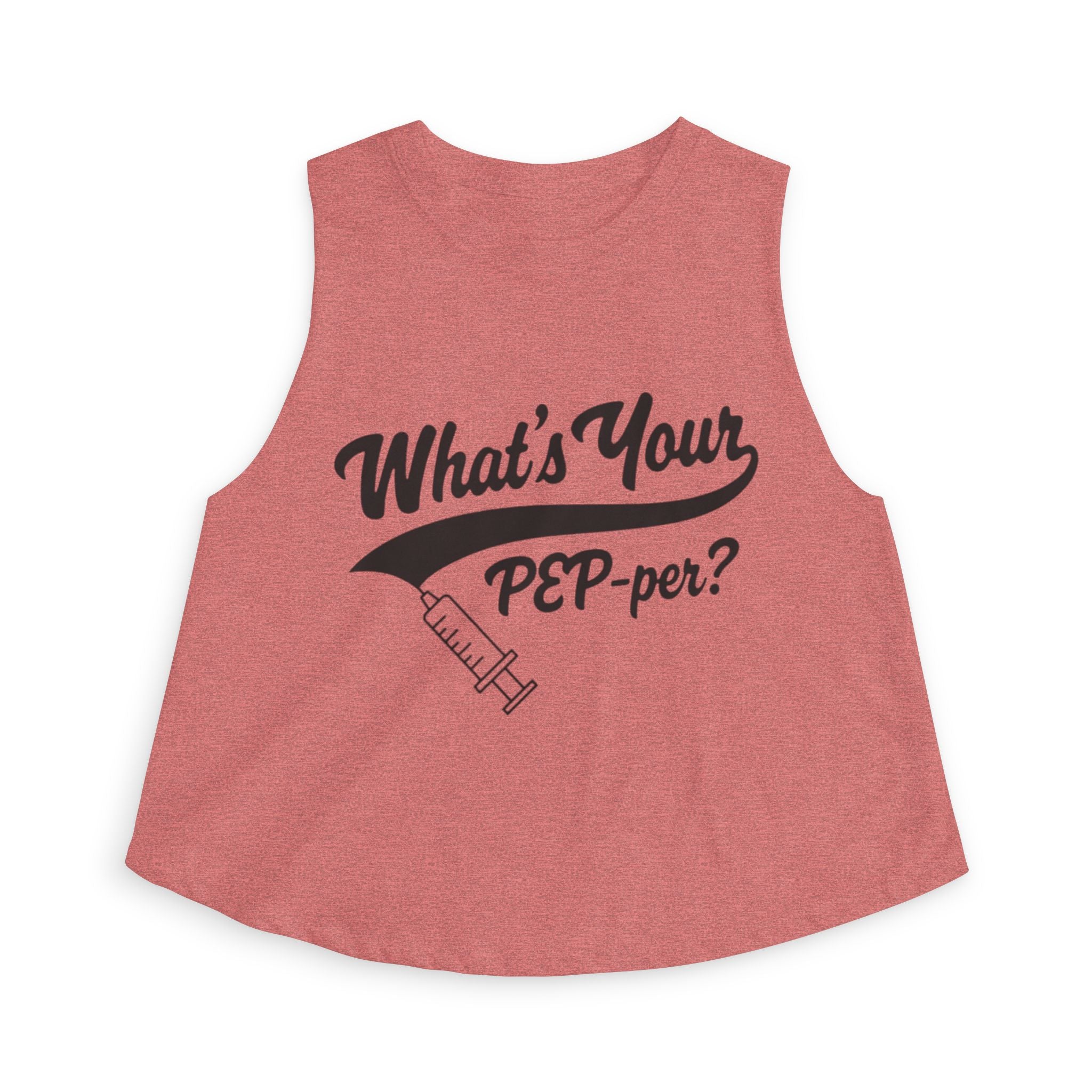 "What's Your PEP-per?" Syringe Women's Crop Top
