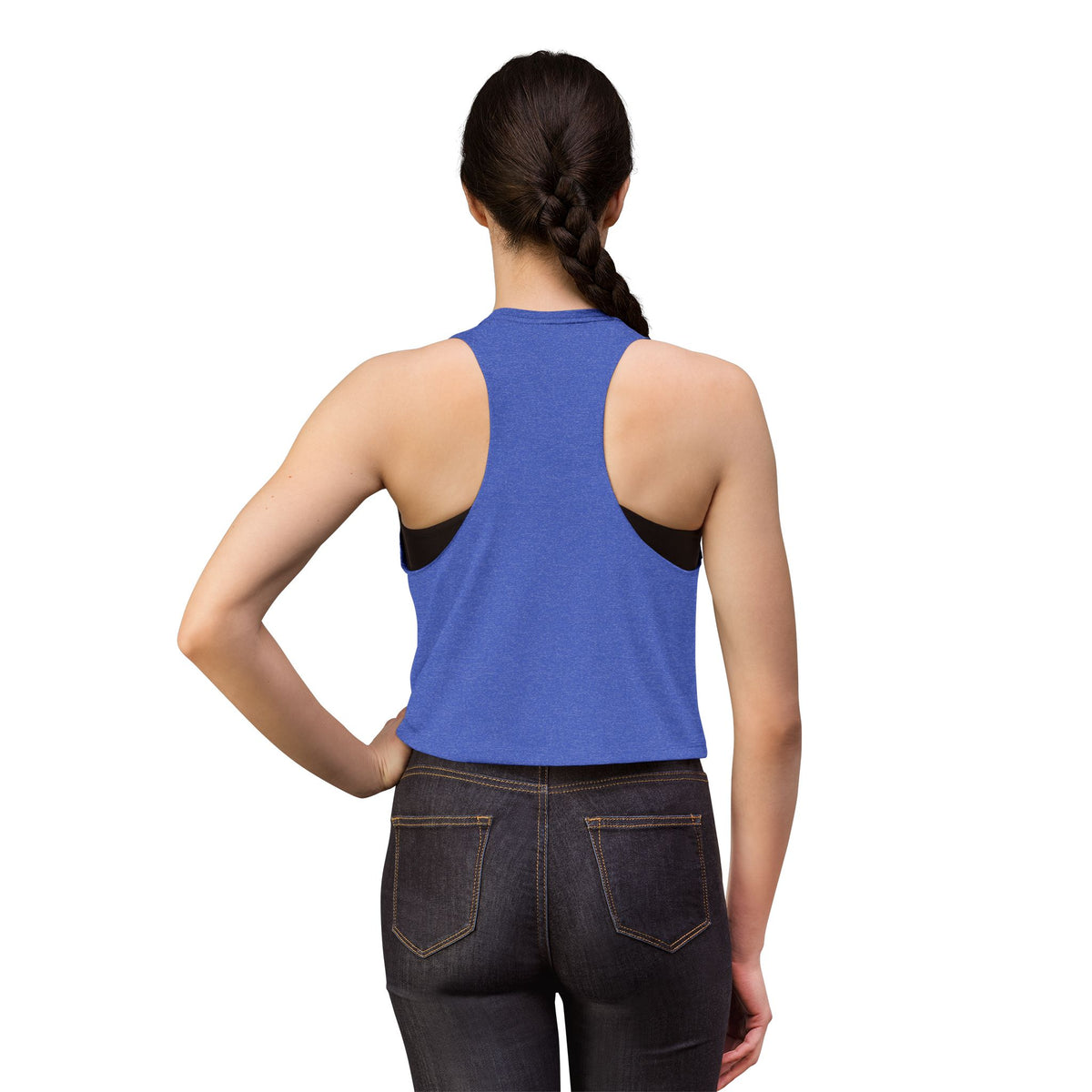 Crop Top — "Reminder: Fill Your Peps!" Cute Positive Message Tank for Women
