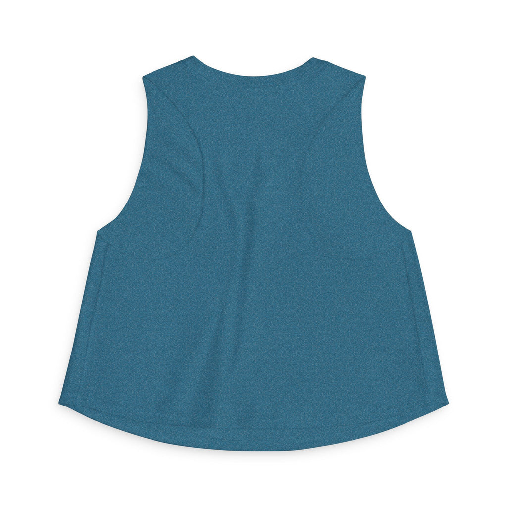 Crop Top — "Reminder: Fill Your Peps!" Cute Positive Message Tank for Women
