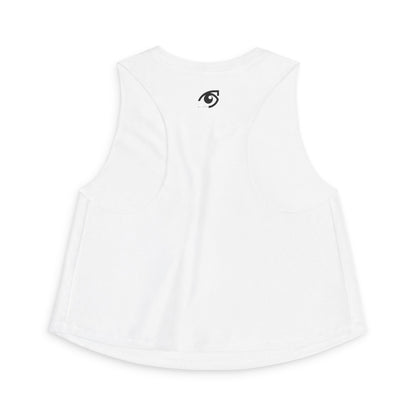 All Pepped Up Women's Crop Top - Colorful Retro Graphic Tank