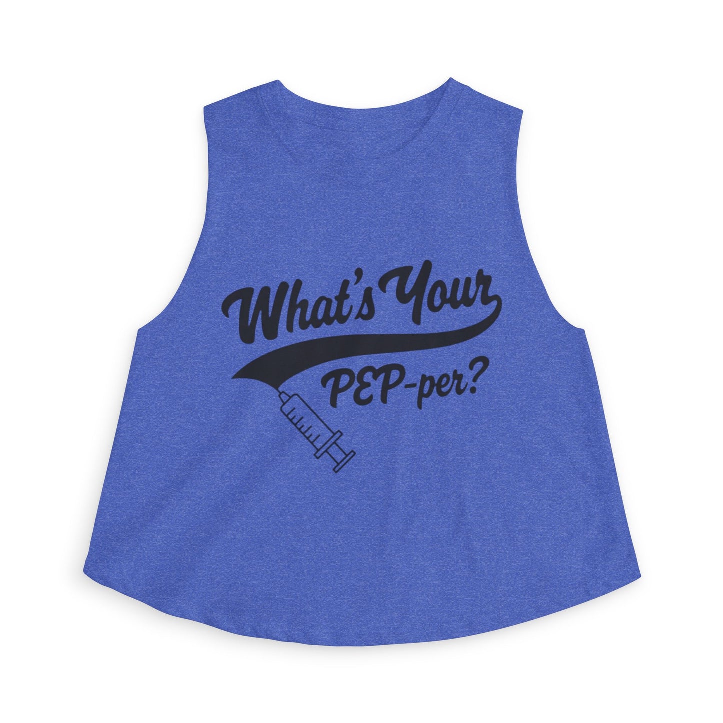 "What's Your PEP-per?" Syringe Women's Crop Top