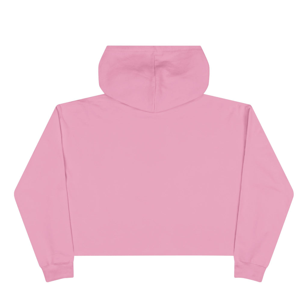 Crop Hoodie — 'She Doesn't Even Pep!' Graphic Cropped Hoodie