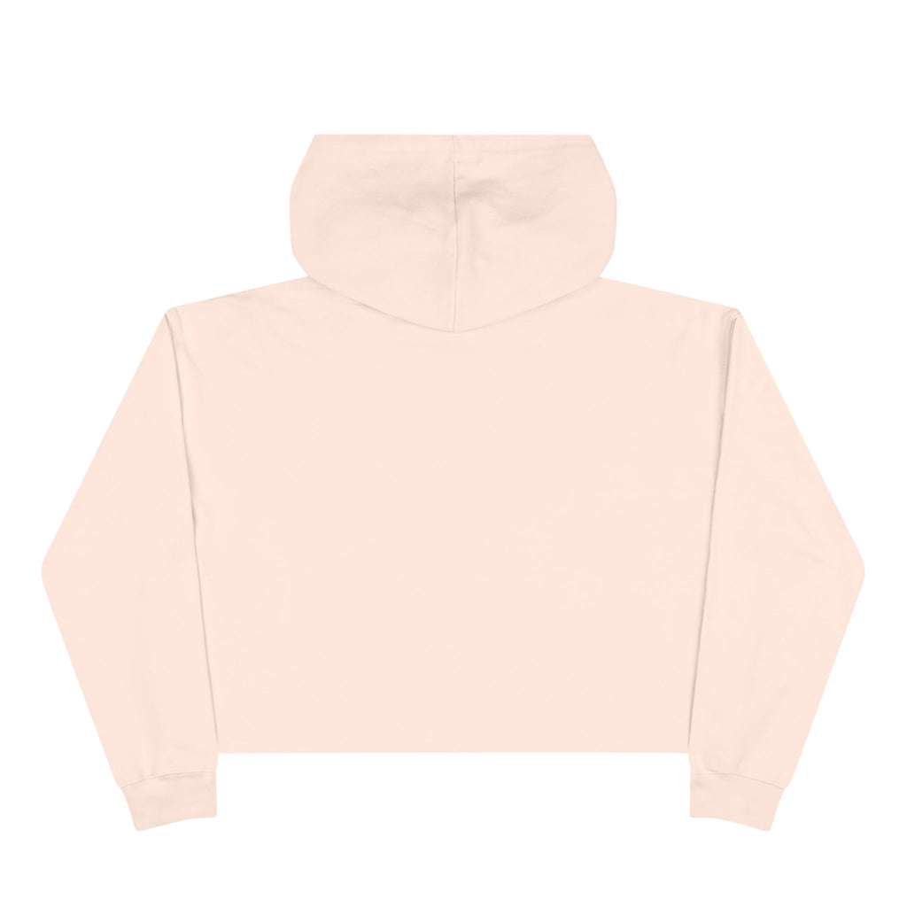 Crop Hoodie — 'She Doesn't Even Pep!' Graphic Cropped Hoodie