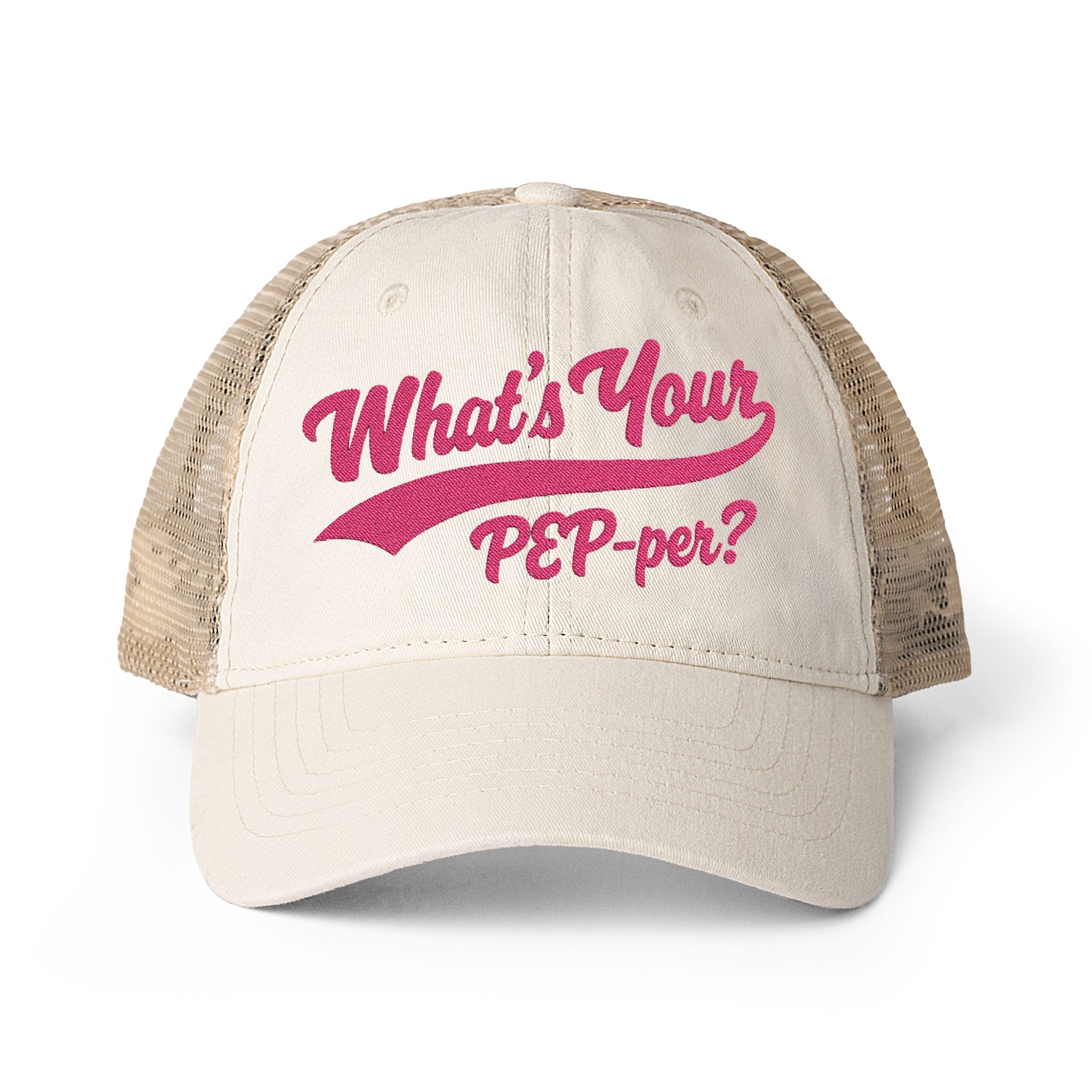 Women's Washed Mesh-Back Cap