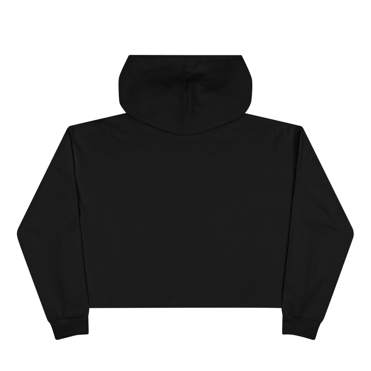 Crop Hoodie — Graphic 'She Doesn't Even Pep!' Cropped Pullover