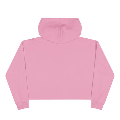 Crop Hoodie — Graphic 'She Doesn't Even Pep!' Cropped Pullover