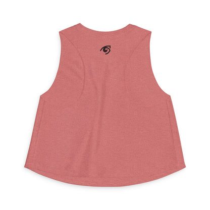 All Pepped Up Women's Crop Top - Colorful Retro Graphic Tank